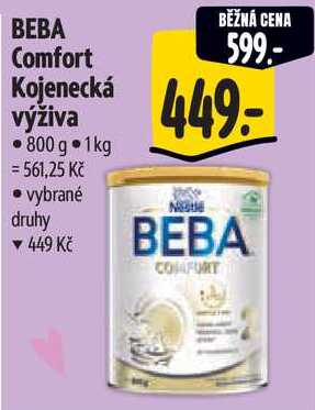 BEBA Comfort Kojenecká výživa, 800 g