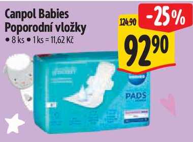 Canpol Babies Poporodní vložky, 8 ks