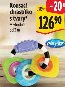 Kousací chrastítko s tvary*
