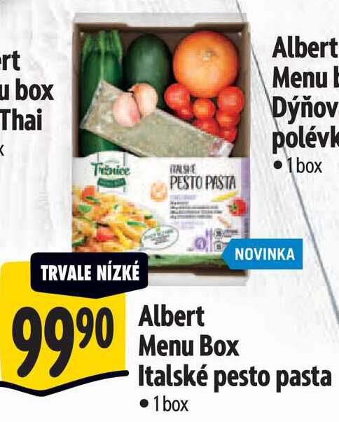 Albert Menu Box Italské pesto pasta