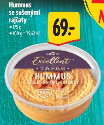 Hummus se sušenými rajčaty, 175 g
