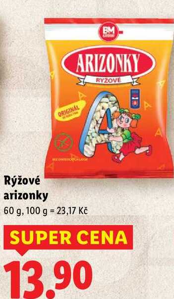 Rýžové arizonky, 60 g