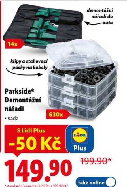Parkside Demontážní nářadí 