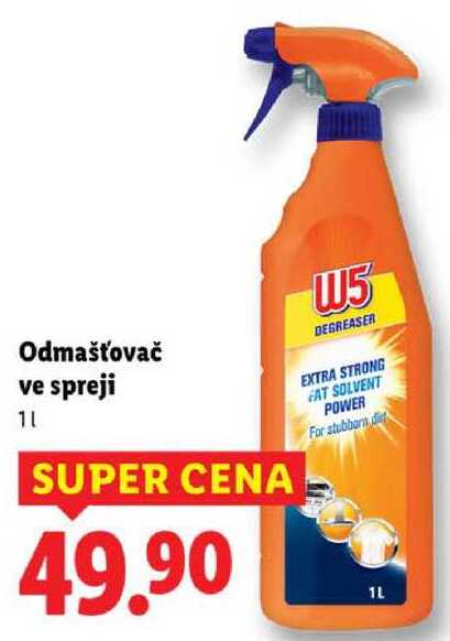 Odmašťovač ve spreji, 1 l