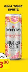 DYNYBYL GIN & TONIC SPRITZ 0,25l míchaný drink, plech