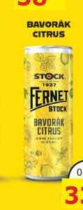 FERNET STOCK BAVORÁK CITRUS 0,25l míchaný drink, plech