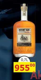 MOUNT GAY BLACK BARREL 0,7L