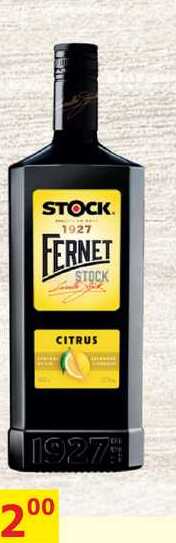 FERNET STOCK CITRUS 1L