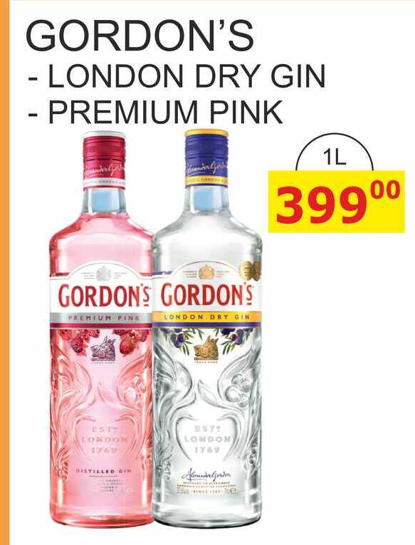 GORDON'S - LONDON DRY GIN 1L