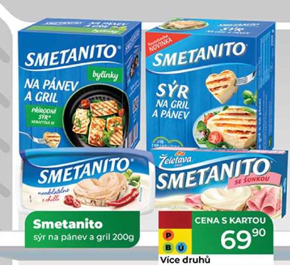 Smetanito sýr na pánev a gril 200g 