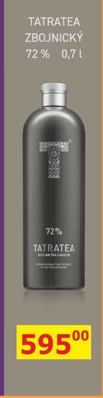 TATRATEA ZBOJNICKÝ 72% 0,7l