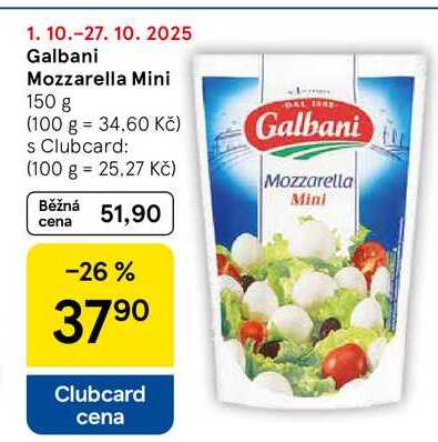 Galbani Mozzarella Mini, 150 g  