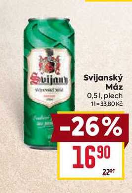 Svijanský Máz 0,51, plech 