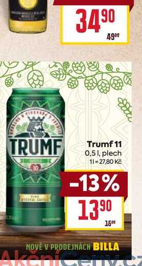 Trumf 11 0,51, plech 