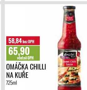 OMÁČKA CHILLI NA KUŘE 725ml 