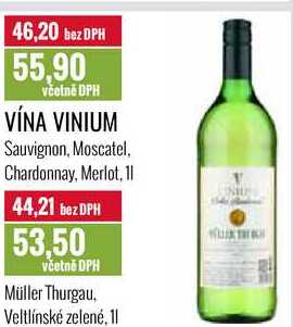 VÍNA VINIUM 1l