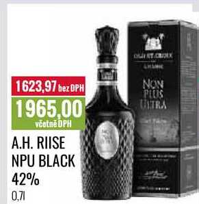 A.H. RIISE NPU BLACK 42% 0,7l 