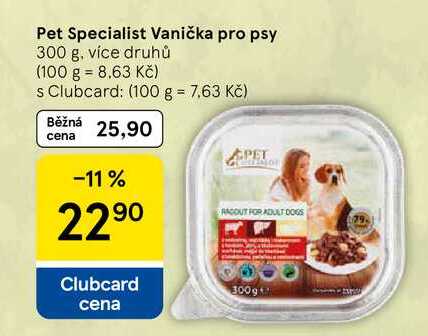 Pet Specialist Vanička pro psy, 300 g, více druhů 