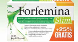 Forfemina Slim odvodnění těla 25% GRATIS 75 kapslí