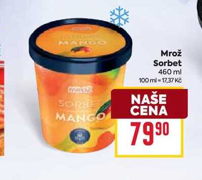 Mrož Sorbet 460 ml