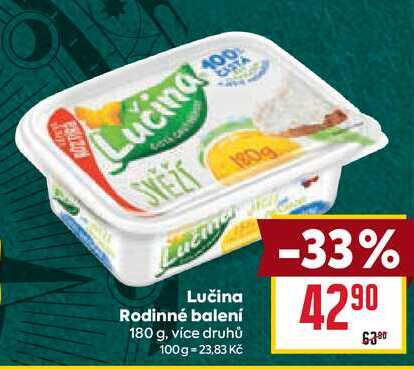Lučina Rodinné balení 180 g