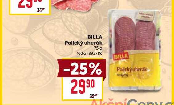 BILLA Polický uherák 75g 