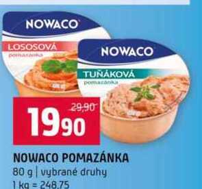 NOWACO POMAZÁNKA 80 g