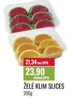 ŽELÉ KLIM SLICES 200g 