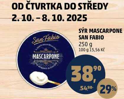 SÝR MASCARPONE SAN FABIO, 250 g 