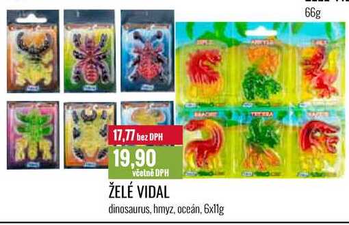 ŽELÉ VIDAL 6x11g 