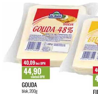 GOUDA blok, 200g 