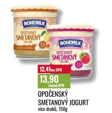 OPOČENSKÝ SMETANOVÝ JOGURT 150g 