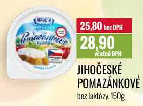 JIHOČESKÉ POMAZÁNKOVÉ bez laktózy, 150g 
