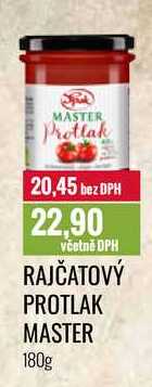 RAJČATOVÝ PROTLAK MASTER 180g 