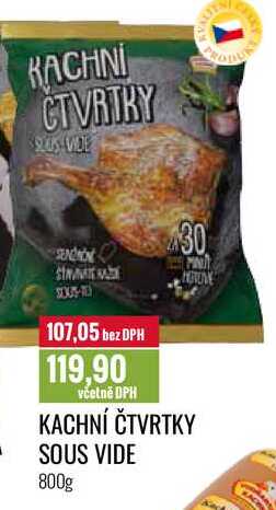 KACHNÍ ČTVRTKY SOUS VIDE 800g 