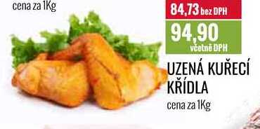 UZENÁ KUŘECÍ KŘÍDLA cena za 1Kg 