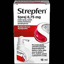 STREPFEN Sprej 8,75 mg orální sprej, roztok 15 ml