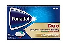 Panadol Duo 500 mg/200 mg 20 potahovaných tablet
