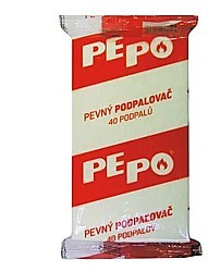 PE-PO PEVNÝ PODPALOVAČ FOLIE 40 PODPALŮ