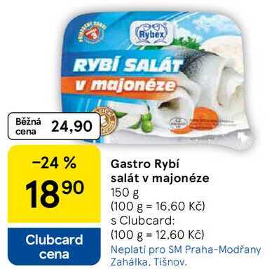 Gastro Rybí salát v majonéze, 150 g