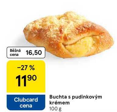 Buchta s pudinkovým krémem, 100 g 
