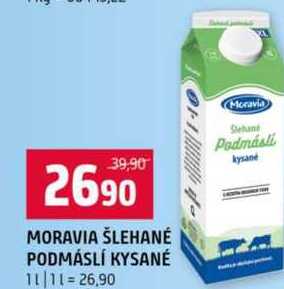 MORAVIA ŠLEHANÉ PODMÁSLÍ KYSANÉ 1 l