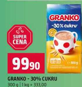 GRANKO -30% CUKRU 300 g