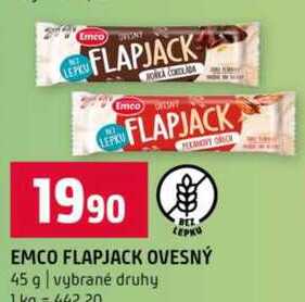EMCO FLAPJACK OVESNÝ 45 g