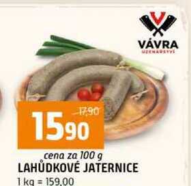 LAHŮDKOVÉ JATERNICE 100 g