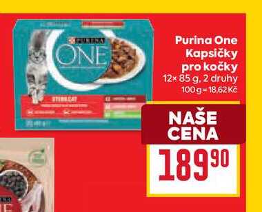 Purina One Kapsičky pro kočky 12× 85 g