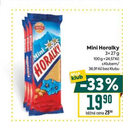 Mini Horalky 3×27 g 
