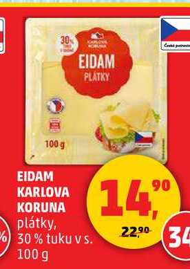 EIDAM KARLOVA KORUNA, 100 g 