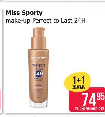 Miss Sporty make-up Perfect to Last 24H 
