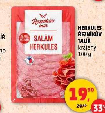 HERKULES ŘEZNÍKŮV TALÍŘ, 100 g 